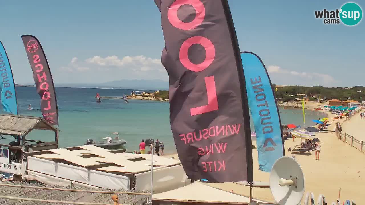 Camera en vivo Isola dei Gabbiani – Wind bar – Porto Pollo – Palau – Cerdeña – Italia