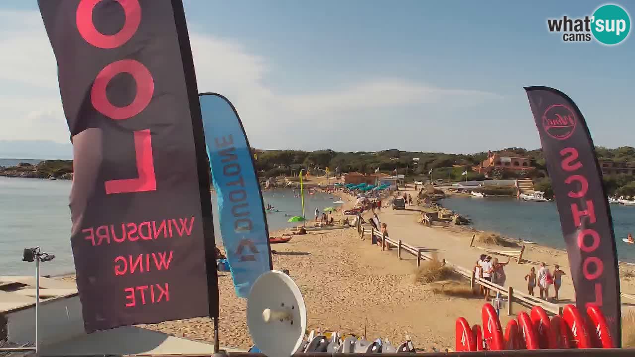 Isuledda webcam Porto Pollo Isola dei Gabbiani – Kitesurf Side – Palau – Sardinien – Italien
