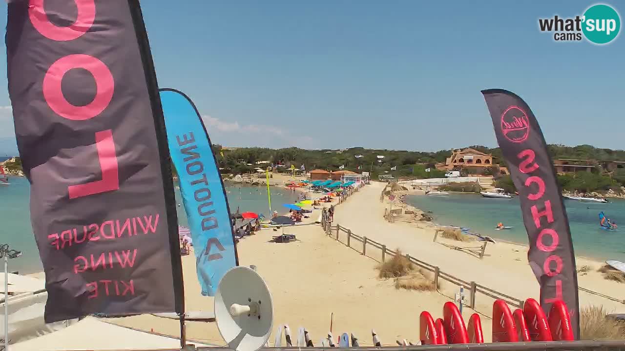 Live cam Isola dei Gabbiani – Wind bar – Porto Pollo – Palau – Sardaigne – Italie