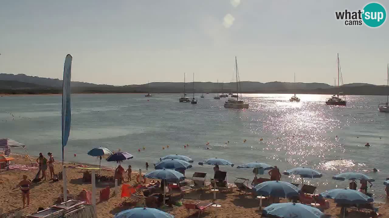 Isuledda web kamera Porto Pollo Isola dei Gabbiani – Kitesurf Side – Palau – Sardinija – Italija