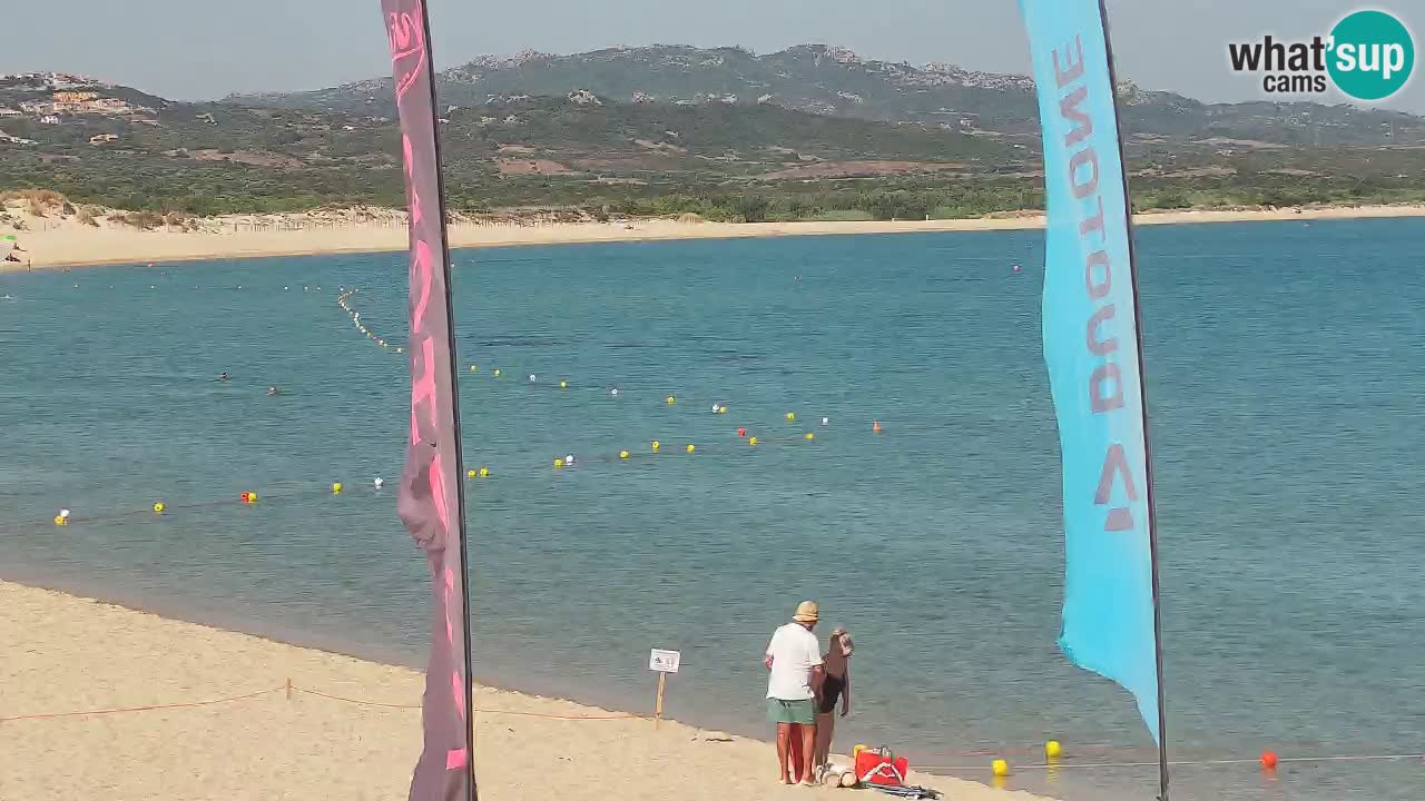 Isuledda webcam Porto Pollo Isola dei Gabbiani – Kitesurf Side – Palau – Sardaigne – Italie