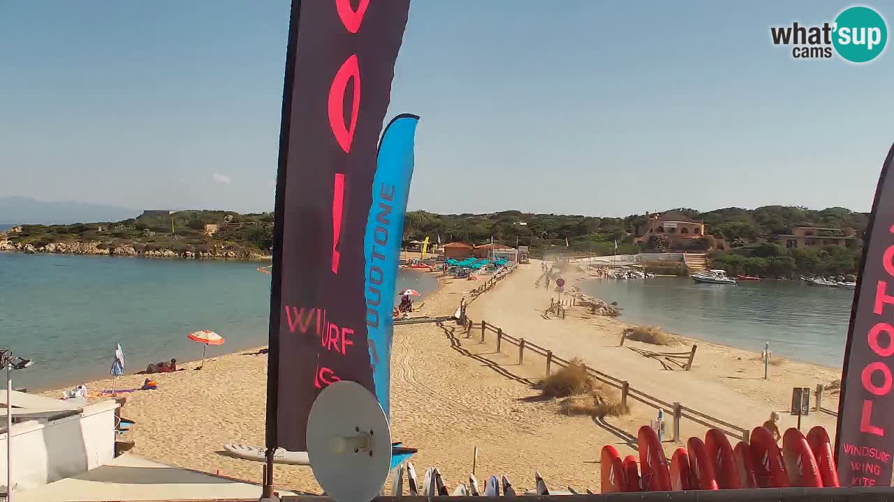 Isuledda v živo Porto Pollo – Isola dei Gabbiani – Kitesurf side – Palau – Sardinija – Italija