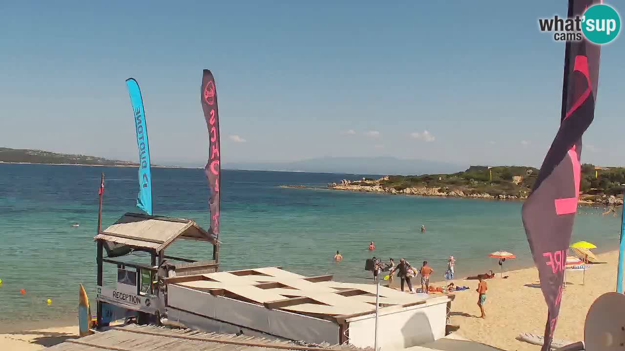 Live cam Isola dei Gabbiani – Wind bar – Porto Pollo – Palau – Sardaigne – Italie
