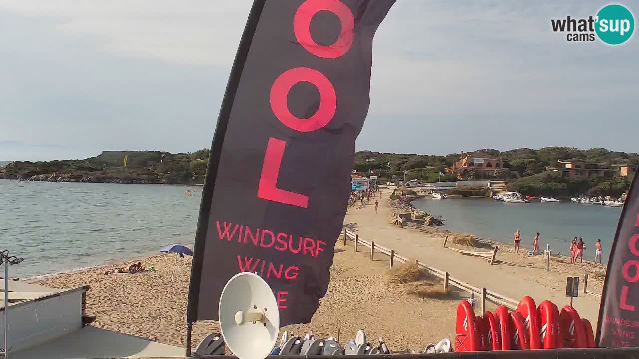 Camera en vivo Isola dei Gabbiani – Wind bar – Porto Pollo – Palau – Cerdeña – Italia