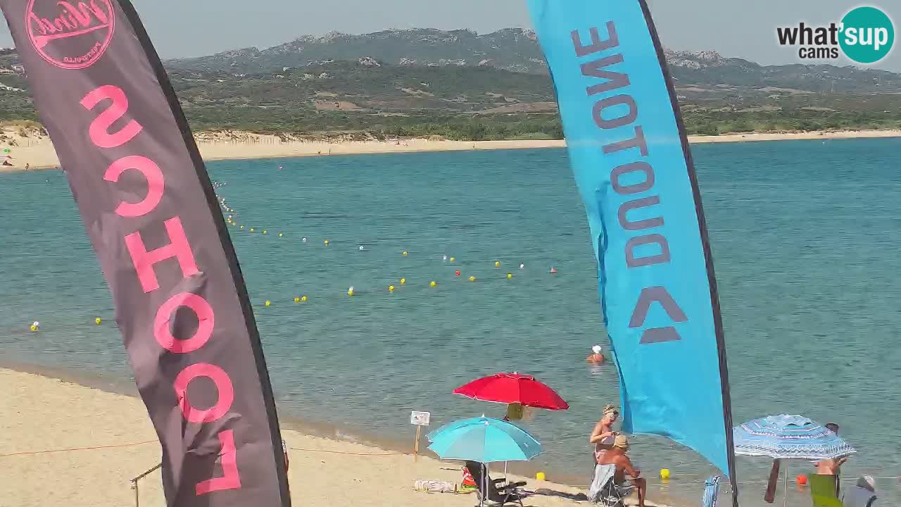 Camera en vivo Isola dei Gabbiani – Wind bar – Porto Pollo – Palau – Cerdeña – Italia