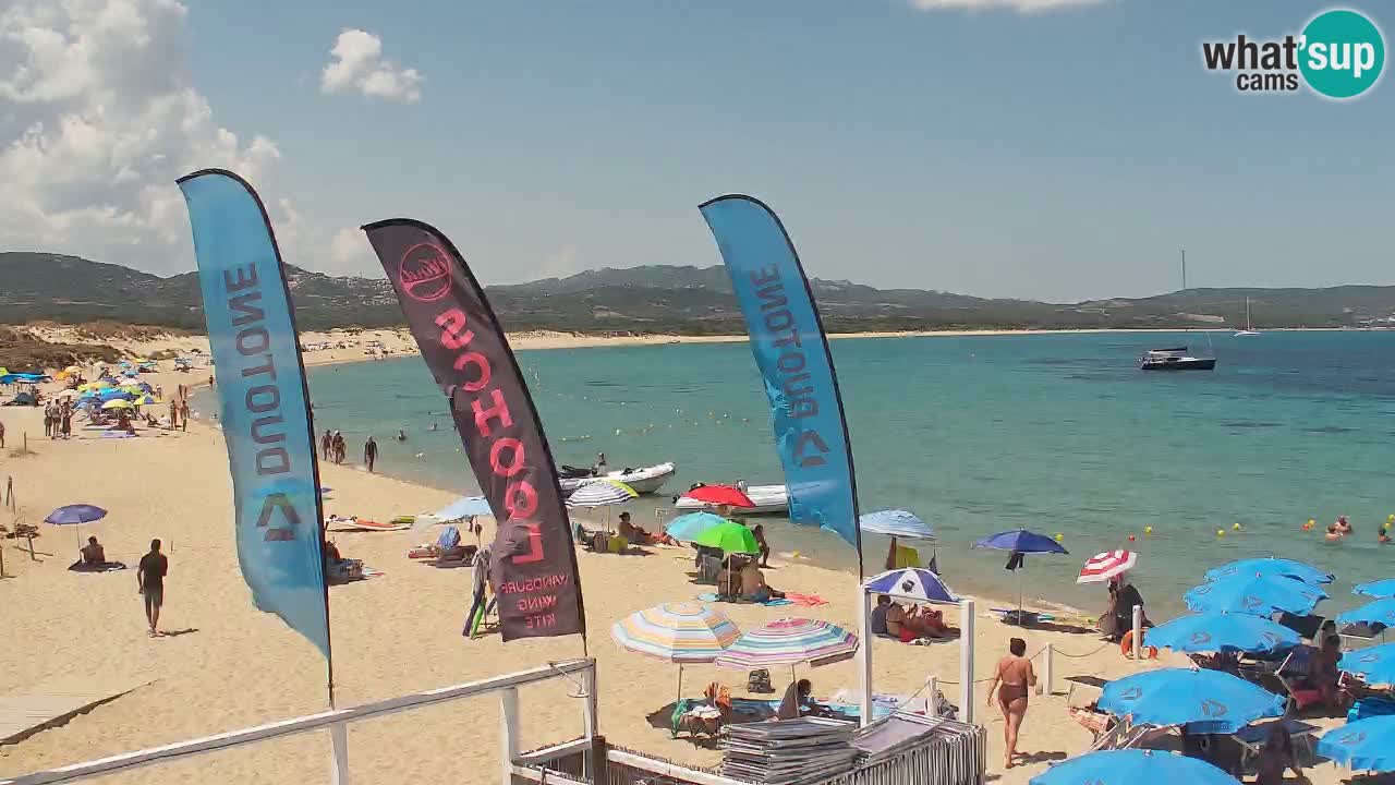 Isuledda webcam Porto Pollo Isola dei Gabbiani – Kitesurf Side – Palau – Sardaigne – Italie