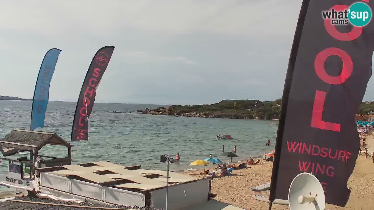 Isuledda webcam Porto Pollo Isola dei Gabbiani – Kitesurf Side – Palau – Sardinien – Italien