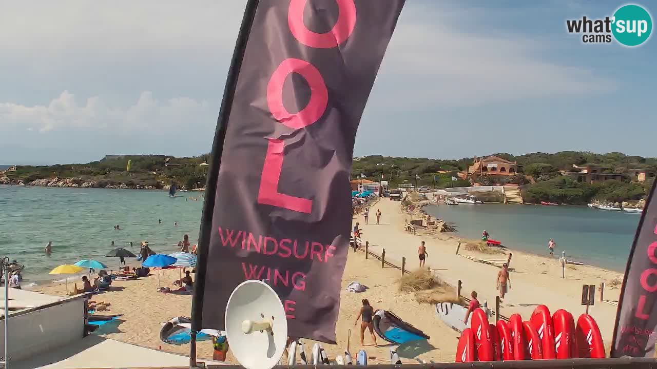 Live cam Isola dei Gabbiani – Wind bar – Porto Pollo – Palau – Sardaigne – Italie