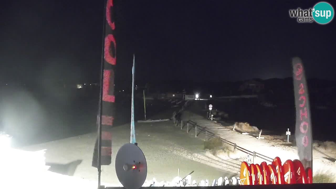 Isuledda web kamera Porto Pollo Isola dei Gabbiani – Kitesurf Side – Palau – Sardinija – Italija