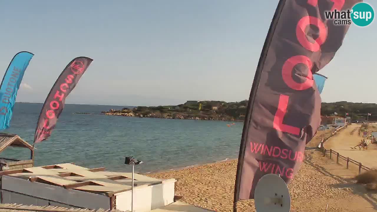 Isuledda v živo Porto Pollo – Isola dei Gabbiani – Kitesurf side – Palau – Sardinija – Italija