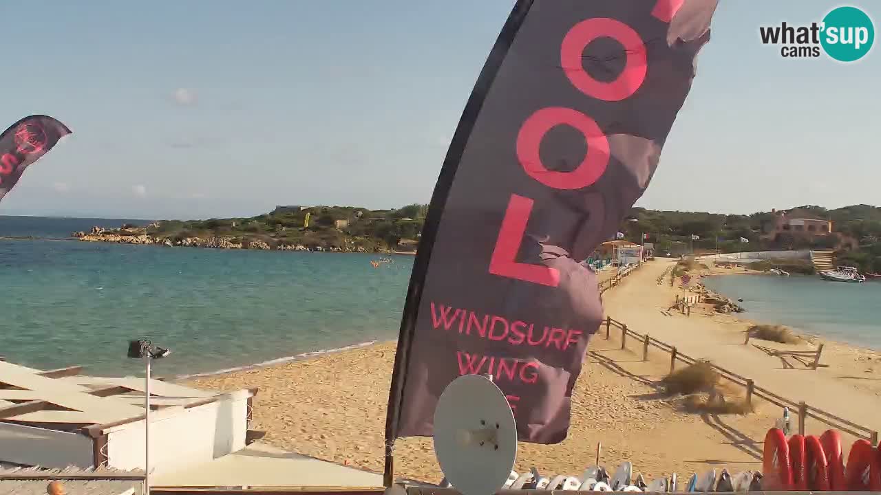 Live cam Isola dei Gabbiani – Wind bar – Porto Pollo – Palau – Sardaigne – Italie
