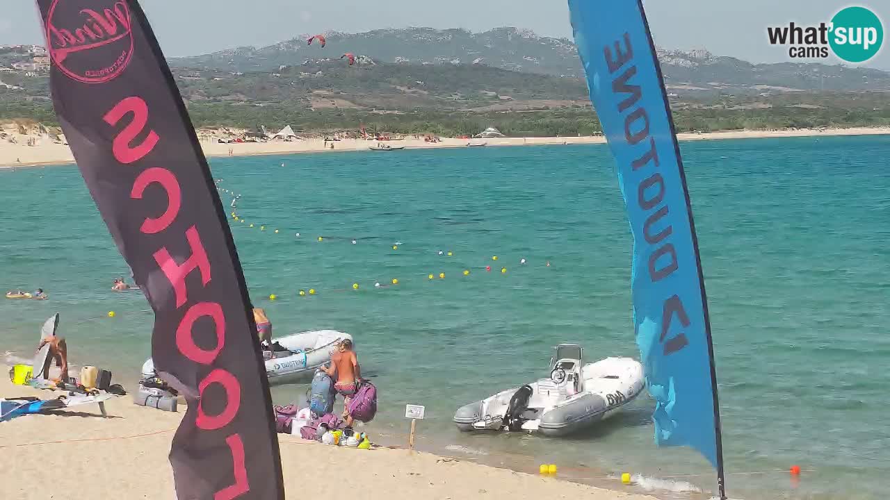Isuledda webcam Porto Pollo Isola dei Gabbiani – Kitesurf side – Palau – Sardegna
