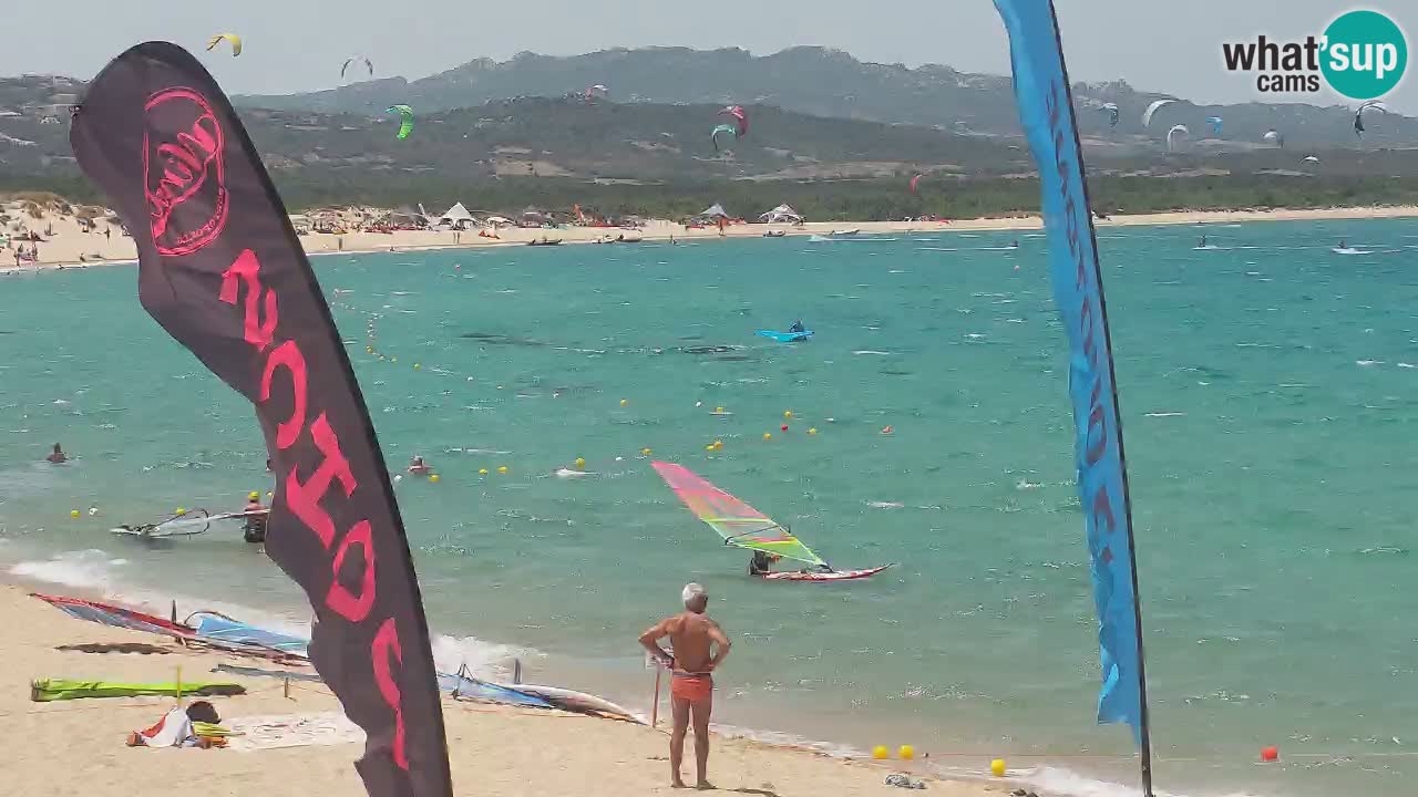 Spletna kamera Isola dei Gabbiani – Wind bar – Porto Pollo – Palau – Sardinija – Italija