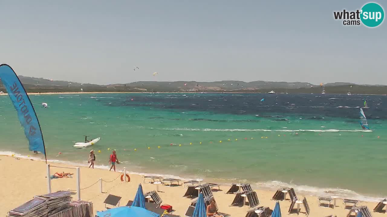 Isuledda web kamera Porto Pollo Isola dei Gabbiani – Kitesurf Side – Palau – Sardinija – Italija