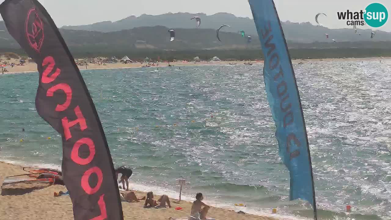 Isuledda webcam Porto Pollo Isola dei Gabbiani – Kitesurf Side – Palau – Sardaigne – Italie