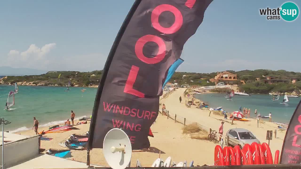 Isuledda webcam Porto Pollo Isola dei Gabbiani – Kitesurf side – Palau – Sardegna