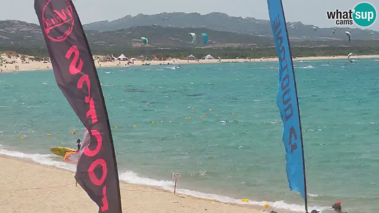 Camera en vivo Isola dei Gabbiani – Wind bar – Porto Pollo – Palau – Cerdeña – Italia