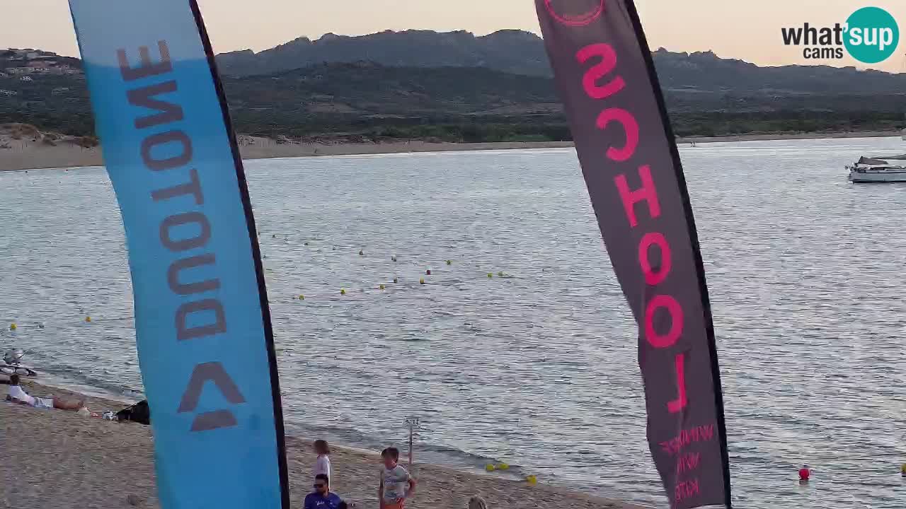 Isuledda webcam Porto Pollo Isola dei Gabbiani – Kitesurf Side – Palau – Sardaigne – Italie