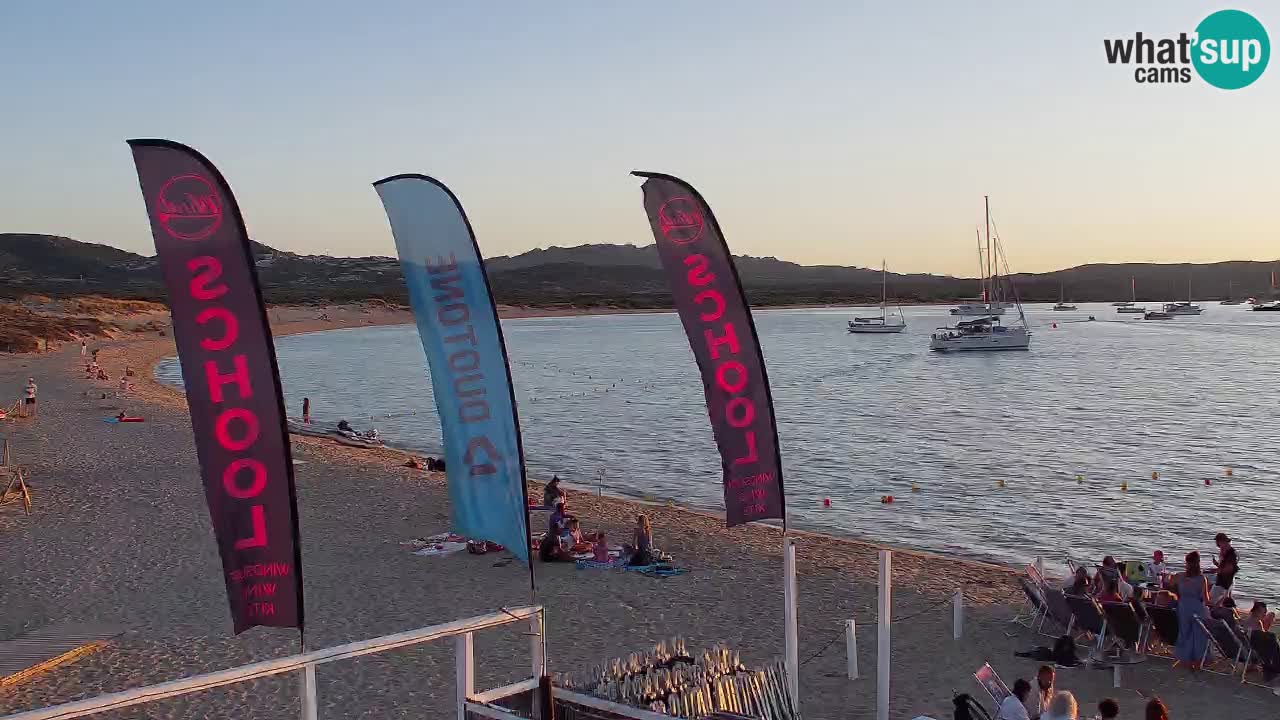 Live kamera Isola dei Gabbiani – Wind bar – Porto Pollo – Palau – Sardinien – Italien