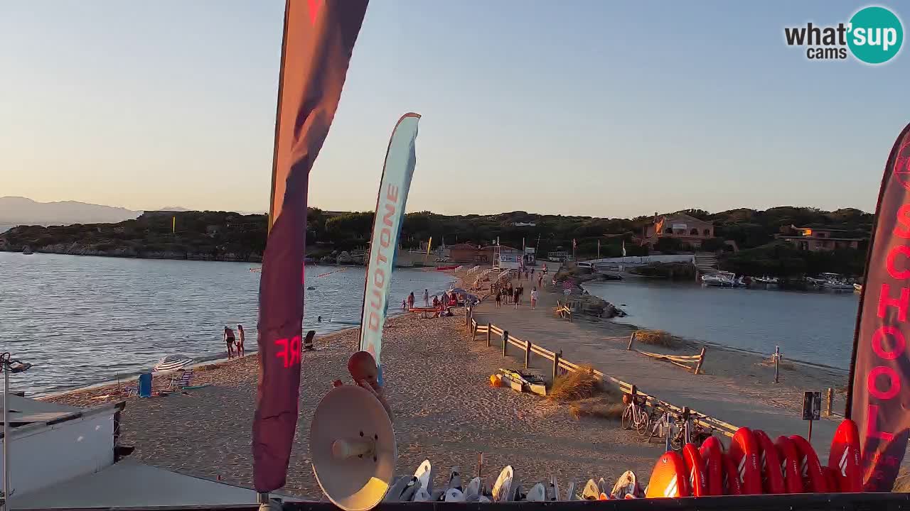 Isuledda webcam Porto Pollo Isola dei Gabbiani – Kitesurf side – Palau – Sardegna