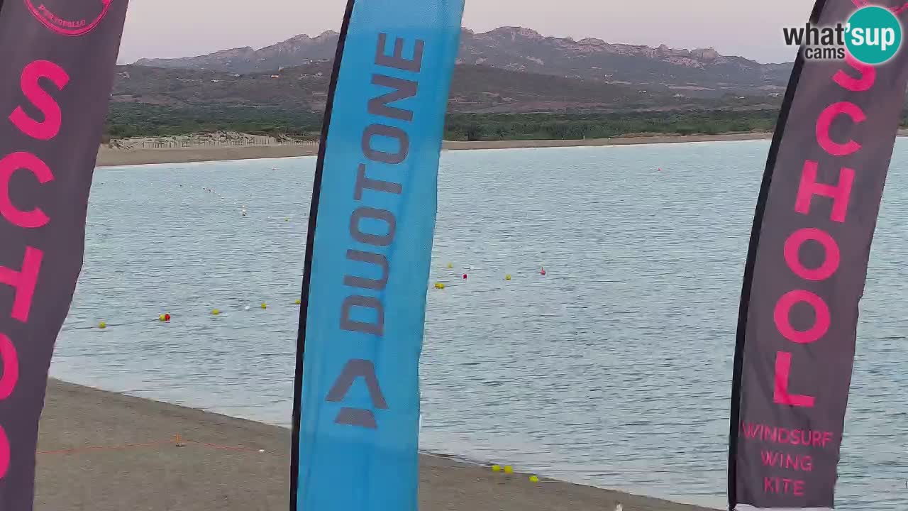 Isuledda webcam Porto Pollo Isola dei Gabbiani – Kitesurf Side – Palau – Sardaigne – Italie