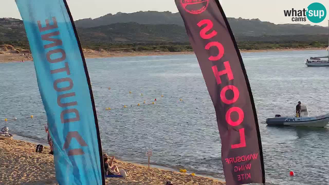 Isuledda v živo Porto Pollo – Isola dei Gabbiani – Kitesurf side – Palau – Sardinija – Italija