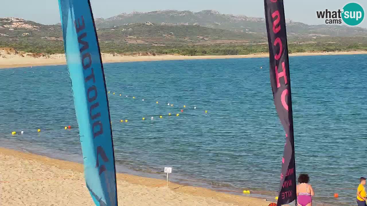 Isuledda web kamera Porto Pollo Isola dei Gabbiani – Kitesurf Side – Palau – Sardinija – Italija