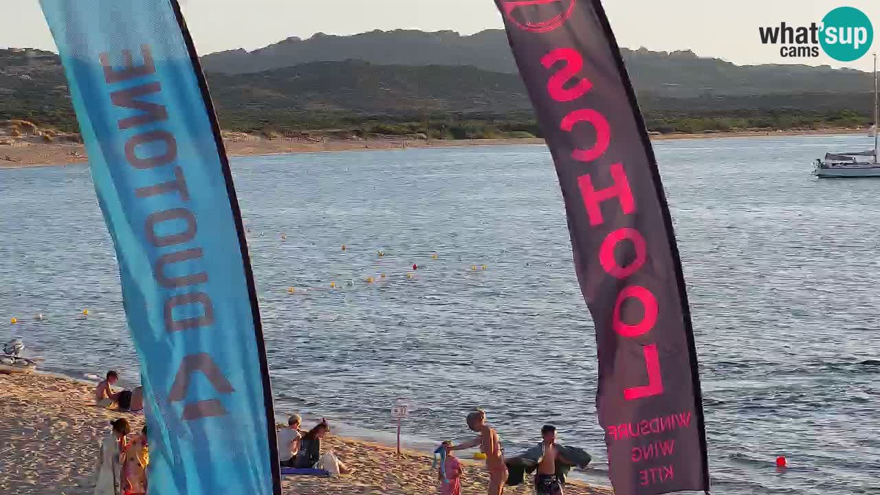 Isuledda webcam Porto Pollo Isola dei Gabbiani – Kitesurf Side – Palau – Sardaigne – Italie