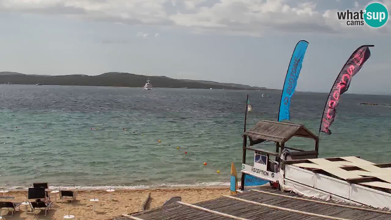 Isuledda webcam Porto Pollo Isola dei Gabbiani – Kitesurf Side – Palau – Sardinien – Italien
