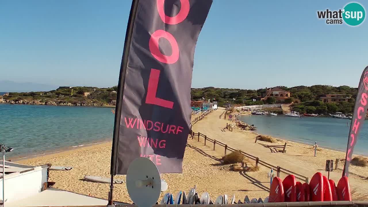 Spletna kamera Isola dei Gabbiani – Wind bar – Porto Pollo – Palau – Sardinija – Italija