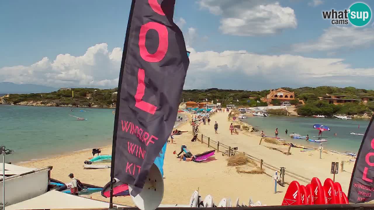 Live kamera Isola dei Gabbiani – Wind bar – Porto Pollo – Palau – Sardinien – Italien