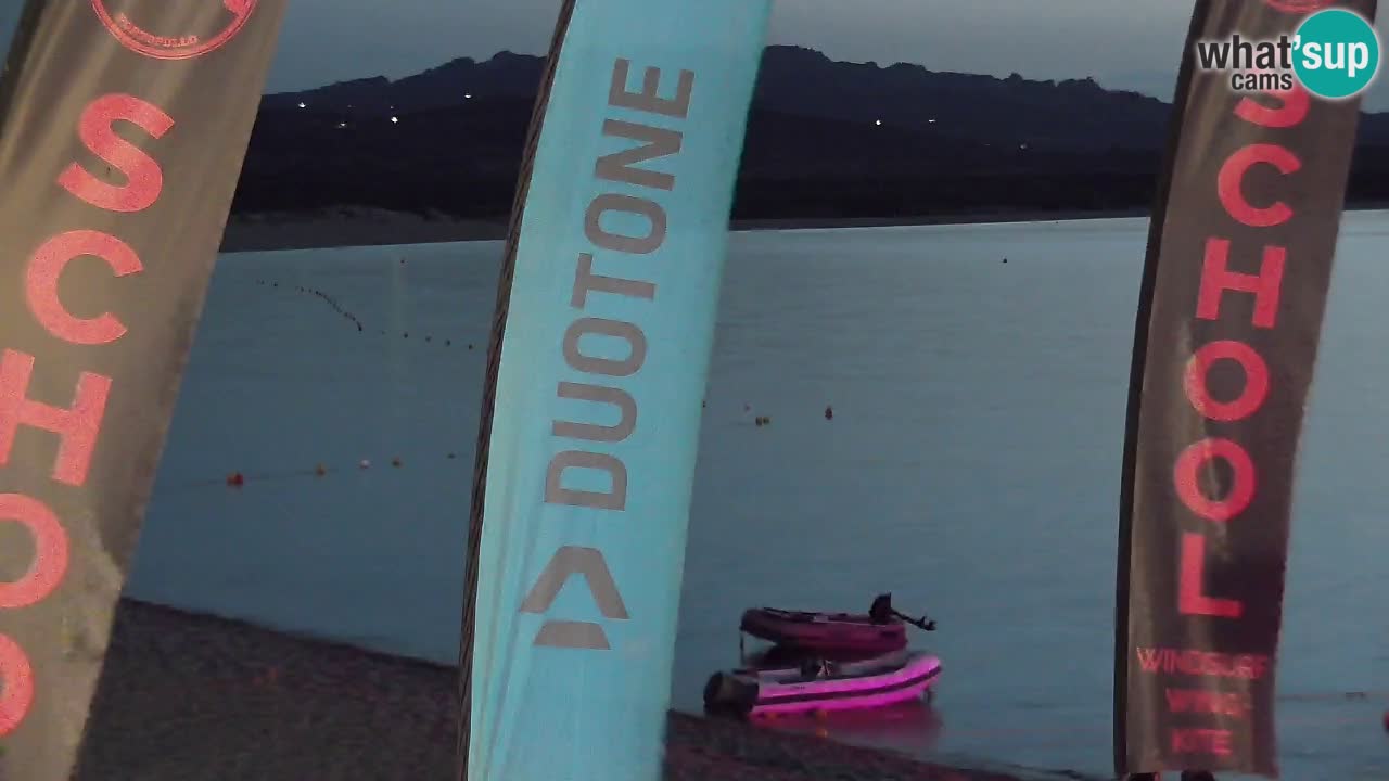 Isuledda webcam Porto Pollo Isola dei Gabbiani – Kitesurf side – Palau – Sardegna