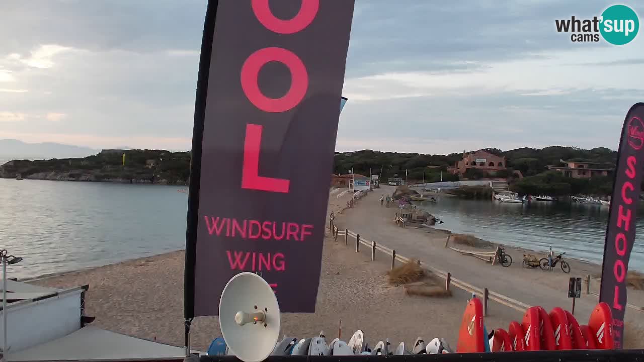 Isuledda webcam Porto Pollo Isola dei Gabbiani – Kitesurf Side – Palau – Sardaigne – Italie