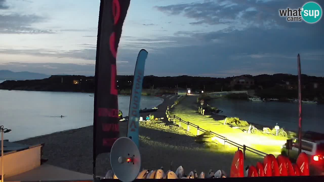 Isuledda webcam Porto Pollo Isola dei Gabbiani – Palau – Sardinia – Italy – Kitesurf Side