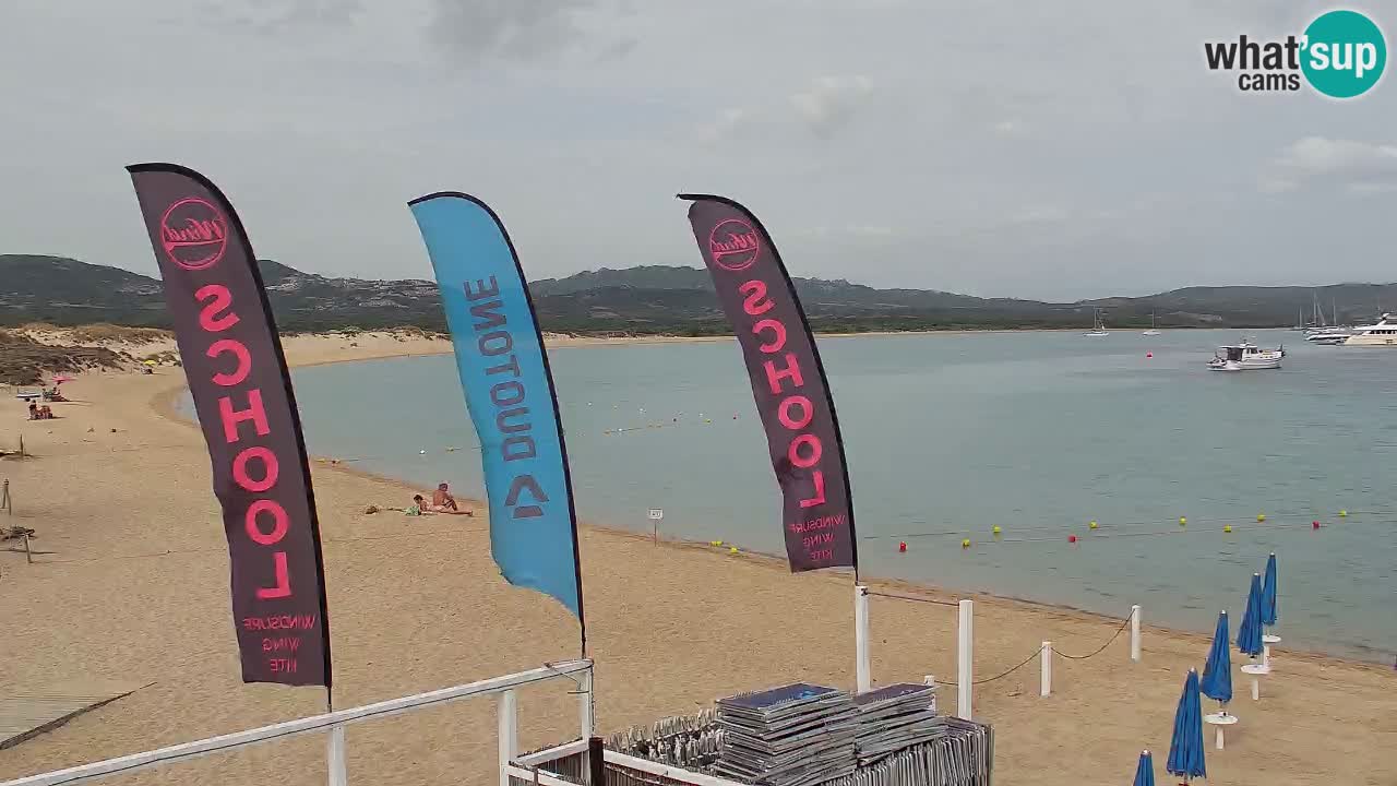 Camera en vivo Isola dei Gabbiani – Wind bar – Porto Pollo – Palau – Cerdeña – Italia