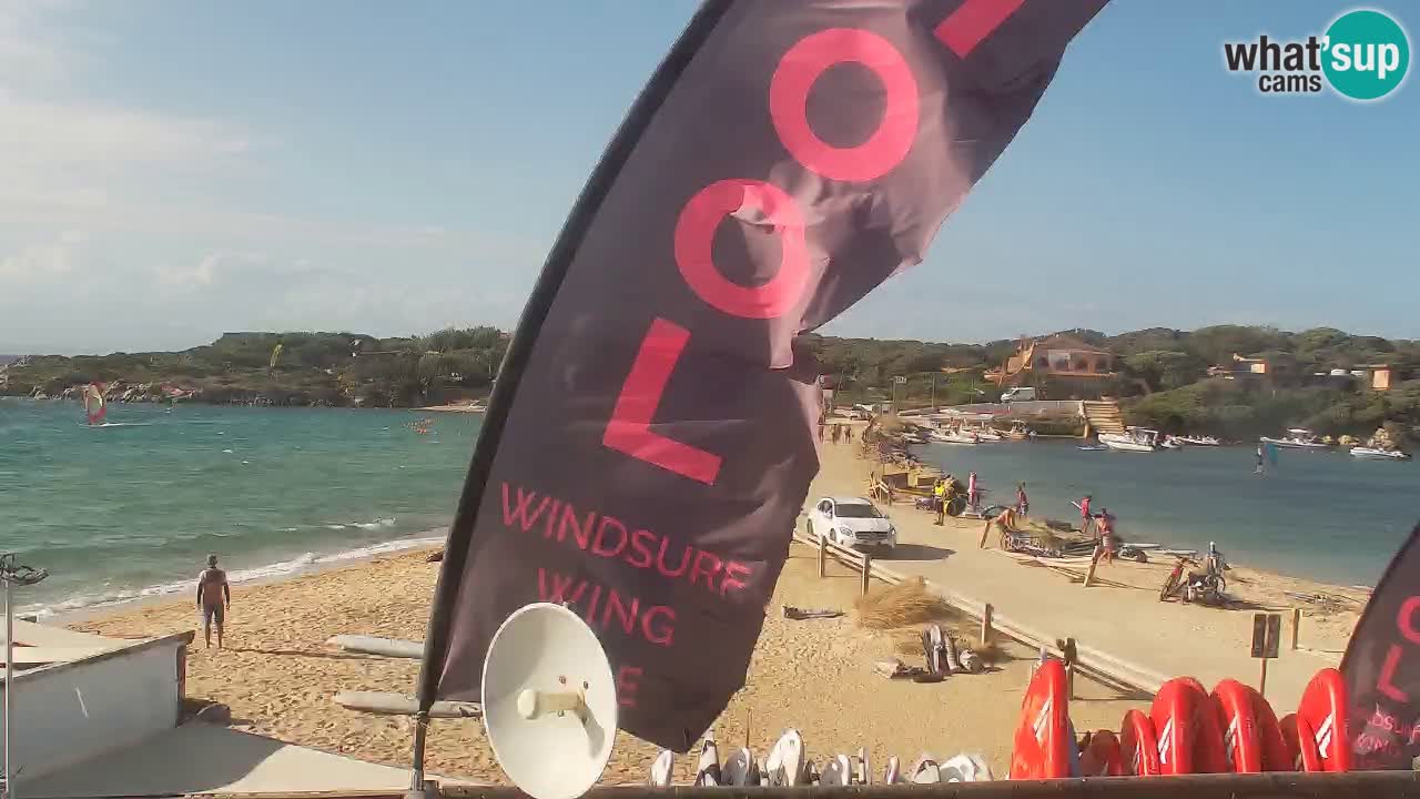 Web Kamera Isola dei Gabbiani – Wind bar – Porto Pollo – Palau – Sardinja – Italija