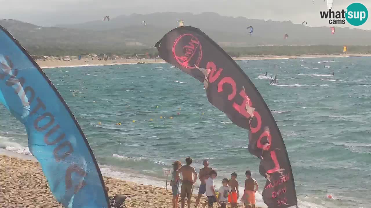 Camera en vivo Isola dei Gabbiani – Wind bar – Porto Pollo – Palau – Cerdeña – Italia