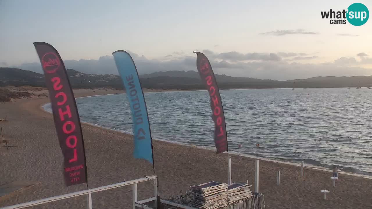 Isuledda web kamera Porto Pollo Isola dei Gabbiani – Kitesurf Side – Palau – Sardinija – Italija