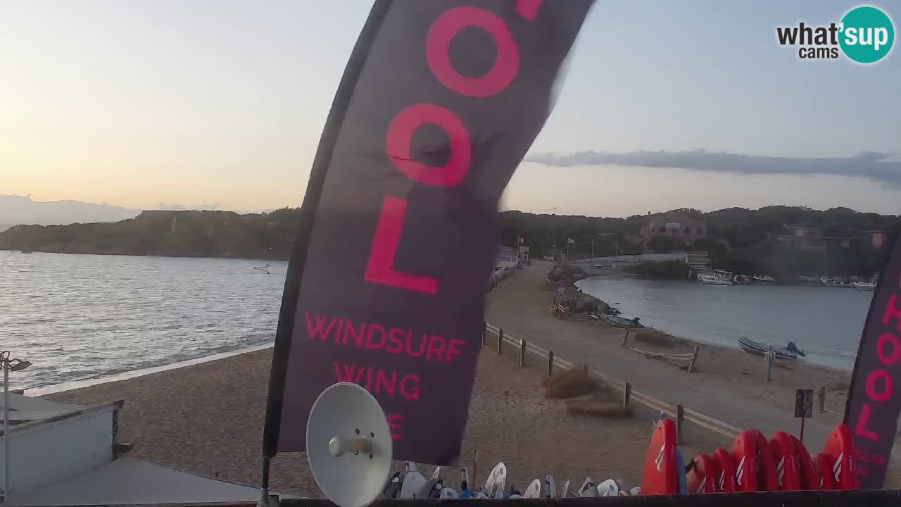 Live kamera Isola dei Gabbiani – Wind bar – Porto Pollo – Palau – Sardinien – Italien