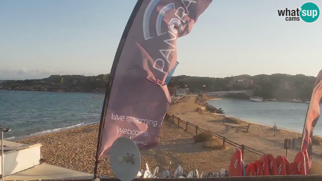 Isuledda webcam Porto Pollo Isola dei Gabbiani – Kitesurf Side – Palau – Sardaigne – Italie