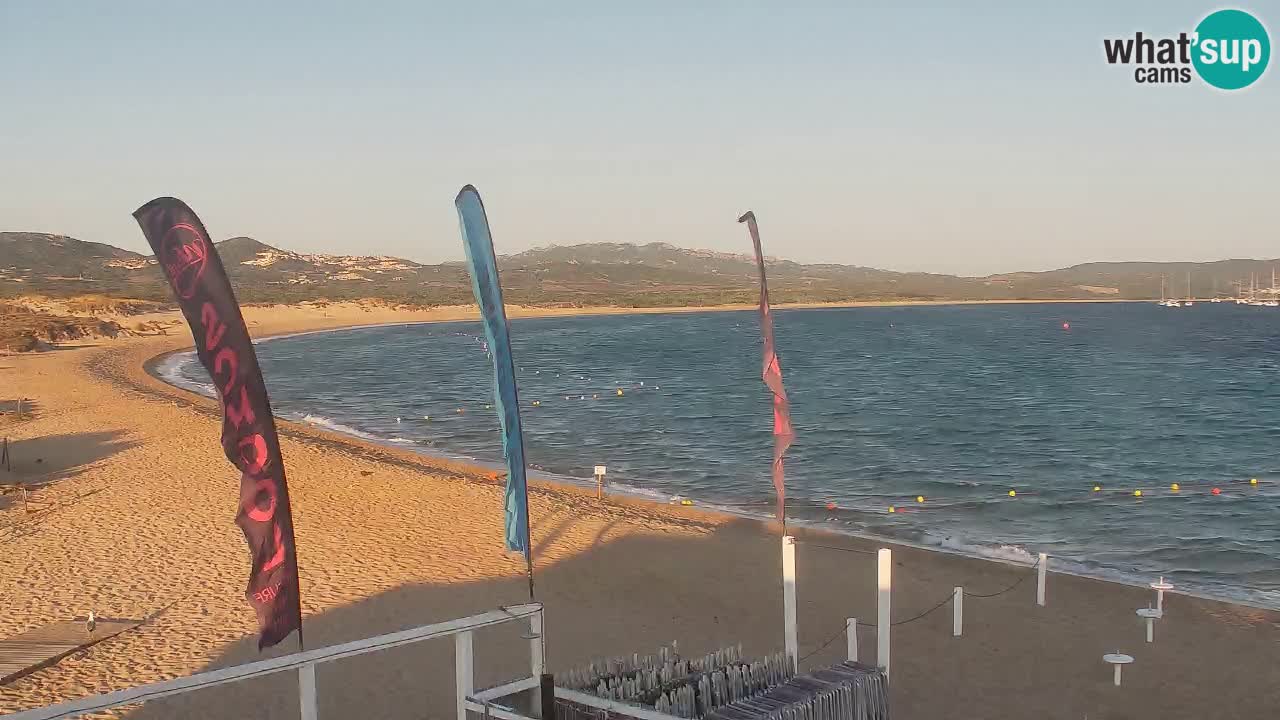 Isuledda web kamera Porto Pollo Isola dei Gabbiani – Kitesurf Side – Palau – Sardinija – Italija