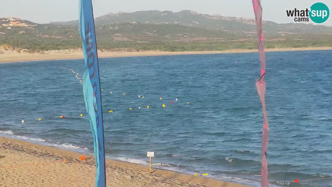 Isuledda web kamera Porto Pollo Isola dei Gabbiani – Kitesurf Side – Palau – Sardinija – Italija