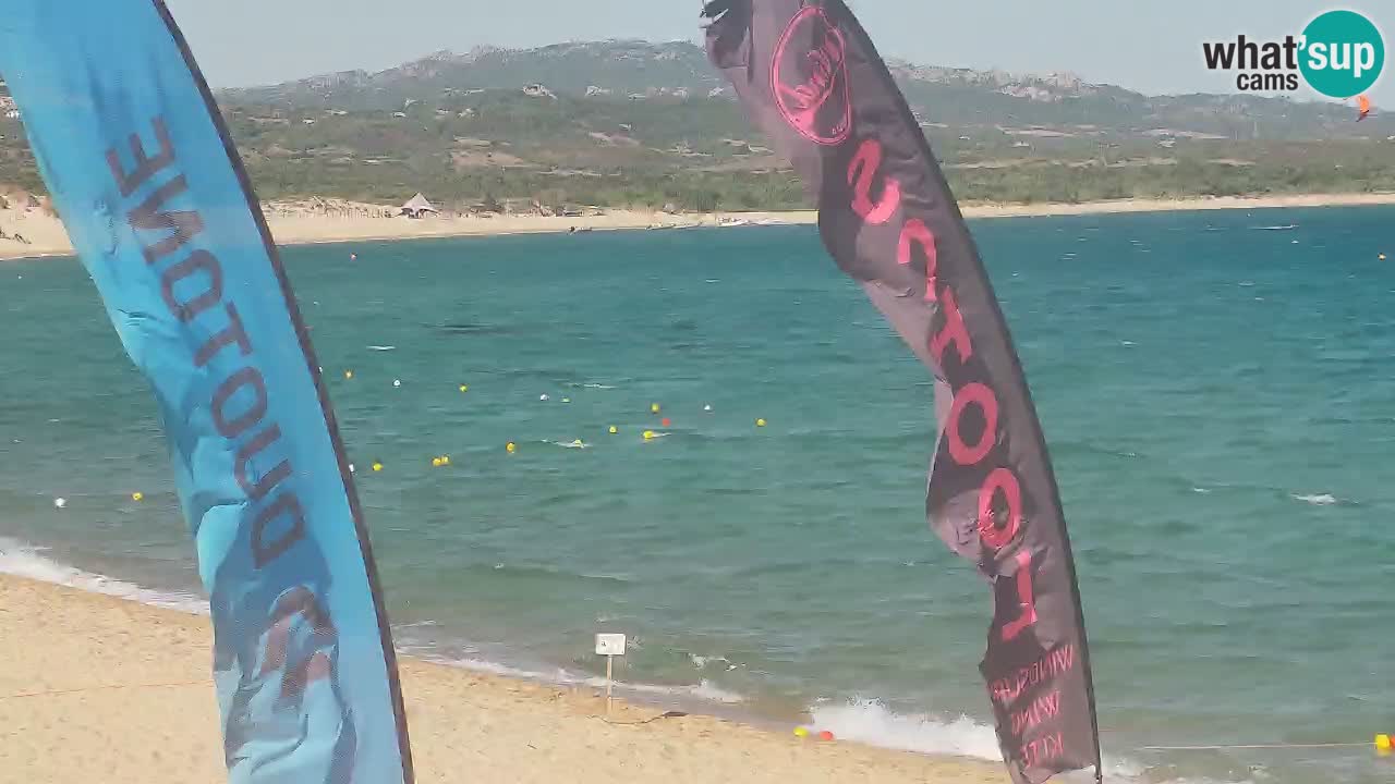 Isuledda webcam Porto Pollo Isola dei Gabbiani – Kitesurf side – Palau – Sardegna