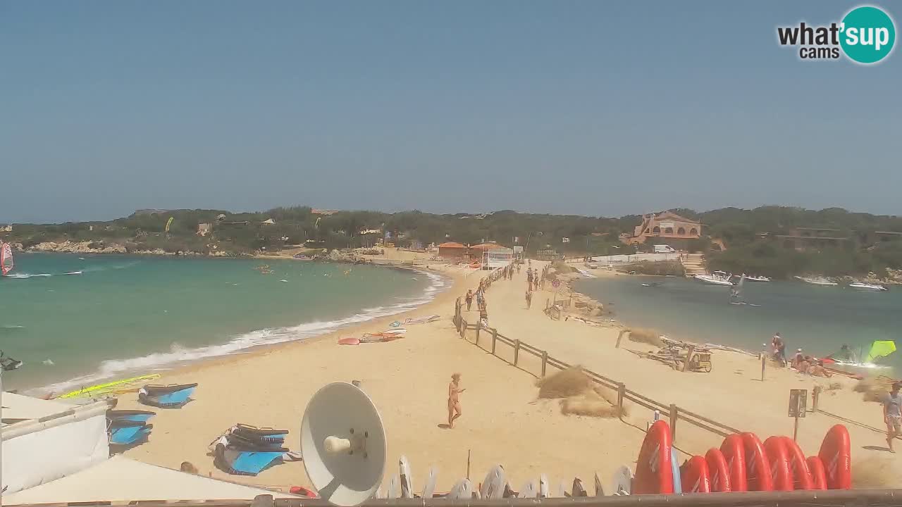 Camera en vivo Isola dei Gabbiani – Wind bar – Porto Pollo – Palau – Cerdeña – Italia