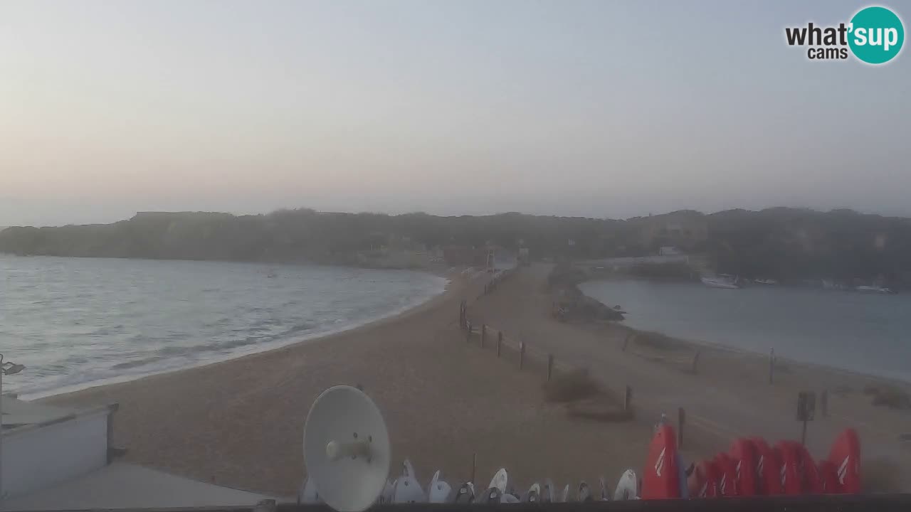 Isuledda webcam Porto Pollo Isola dei Gabbiani – Kitesurf Side – Palau – Sardaigne – Italie