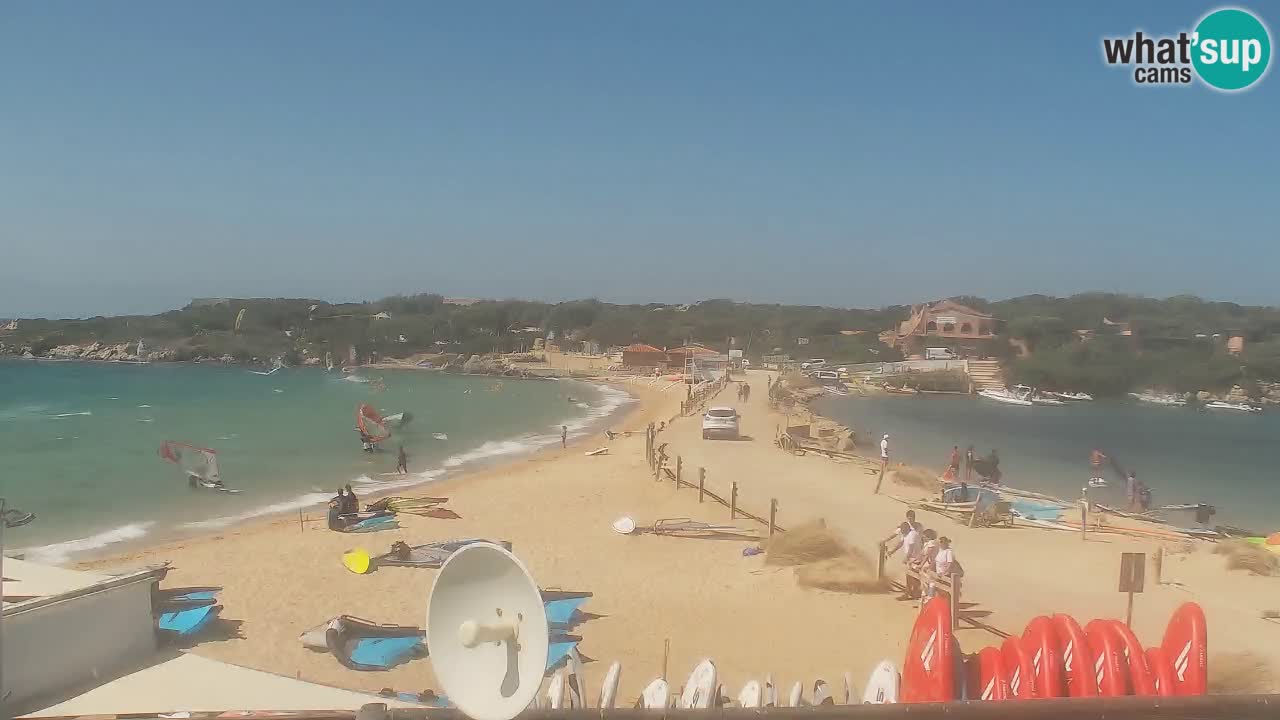 Isuledda webcam Porto Pollo Isola dei Gabbiani – Kitesurf side – Palau – Sardegna