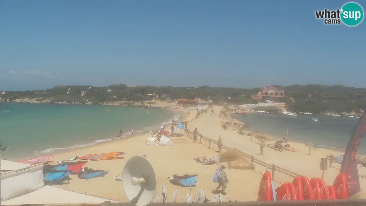 Isuledda webcam Porto Pollo Isola dei Gabbiani – Kitesurf side – Palau – Sardegna