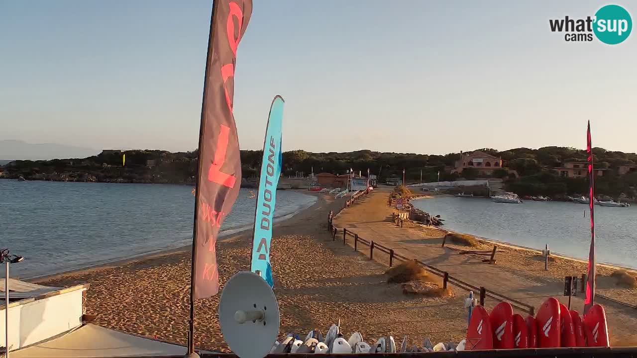 Isuledda webcam Porto Pollo Isola dei Gabbiani – Kitesurf Side – Palau – Sardinien – Italien