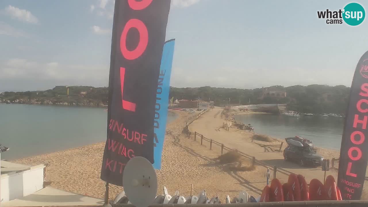Isuledda webcam Porto Pollo Isola dei Gabbiani – Kitesurf side – Palau – Sardegna