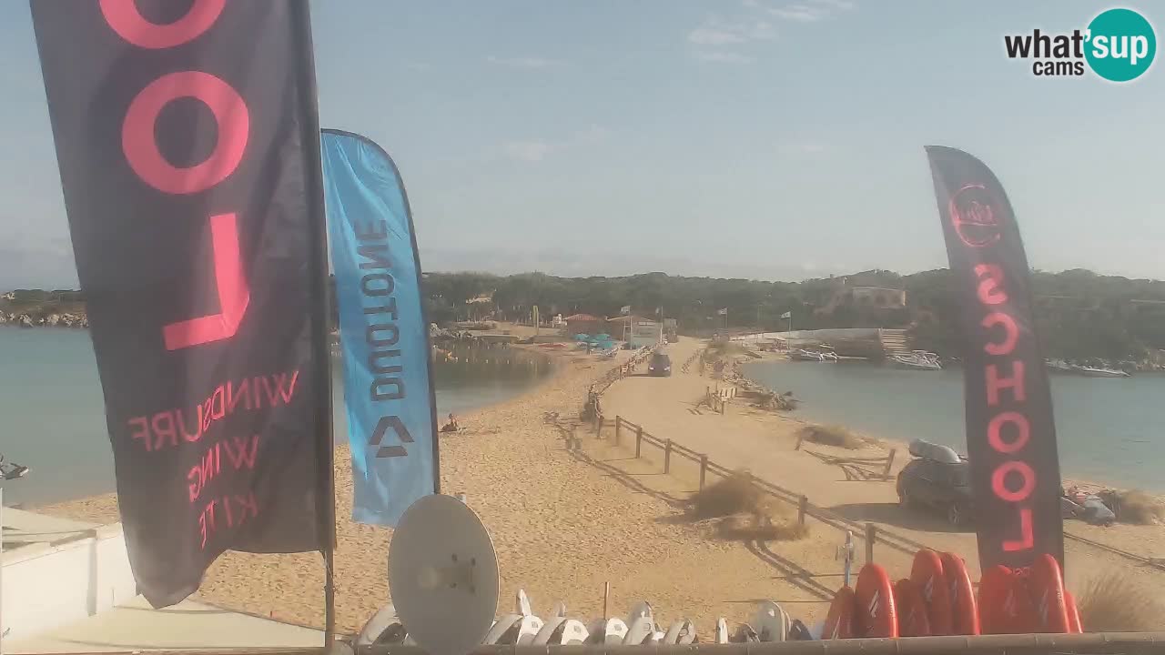 Isuledda webcam Porto Pollo Isola dei Gabbiani – Kitesurf side – Palau – Sardegna